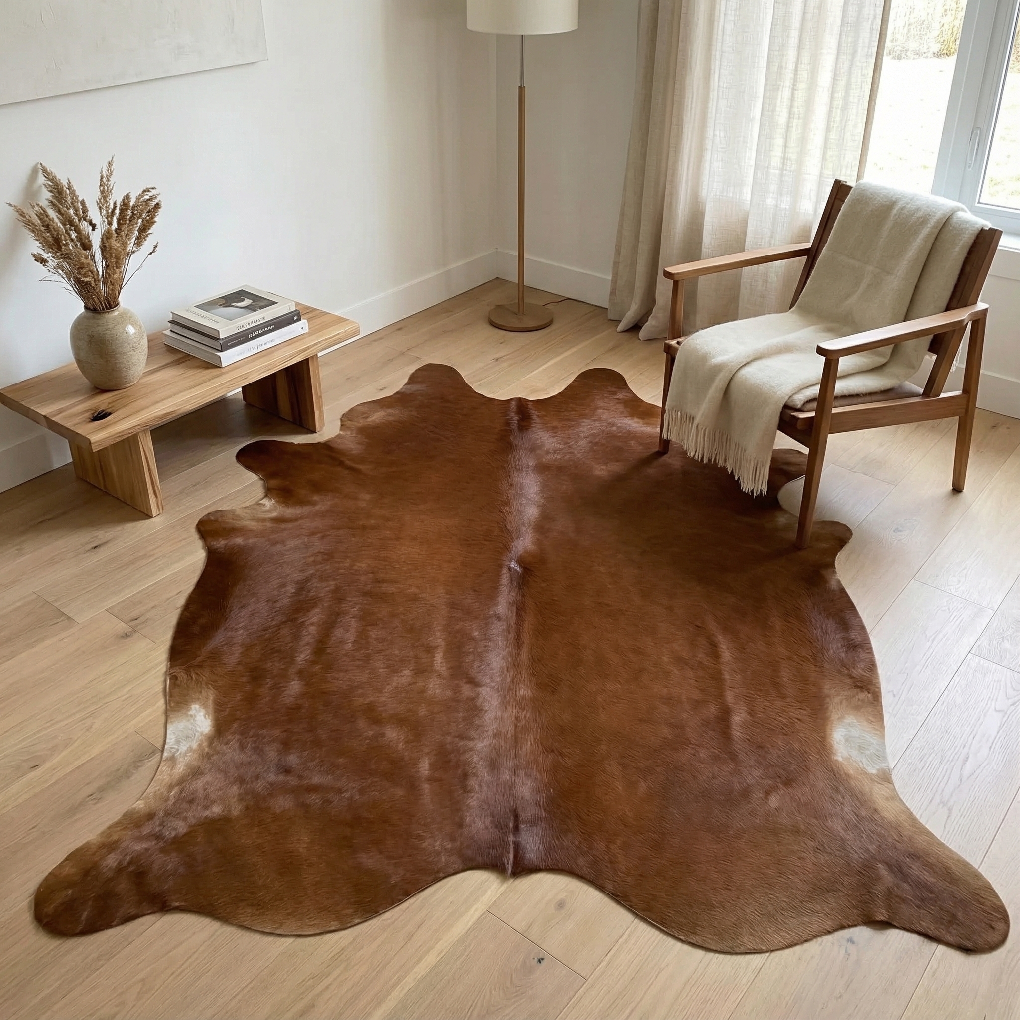 Koeienhuid Bruin (Large)